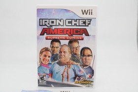 Refurbished Nintendo Wii Iron Chef America Supreme Cuisine Complete CIB Excellen