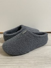 Bombas Sunday Slippers Faux Fur Sherpa Shearling Navy Blue Comfort Men s Size 11