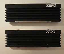 2 Low Profile M.2 2280 NVMe SSD Heatsinks 9mm