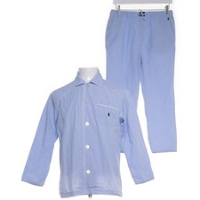 Polo Ralph Lauren, Pyjama, Gr&ouml;&szlig;e: M, Baumwolle, Blau/Wei&szlig; #zdE