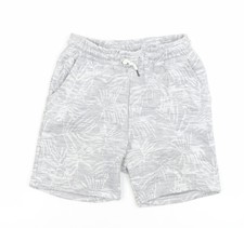 Rebel by Primark Boys Grey Sweat Shorts 5-7 Years Drawstring Pockets Summer