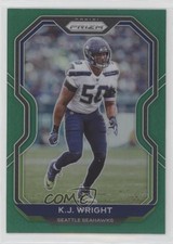 2020 Panini Prizm Green Prizm KJ Wright #297 0i40