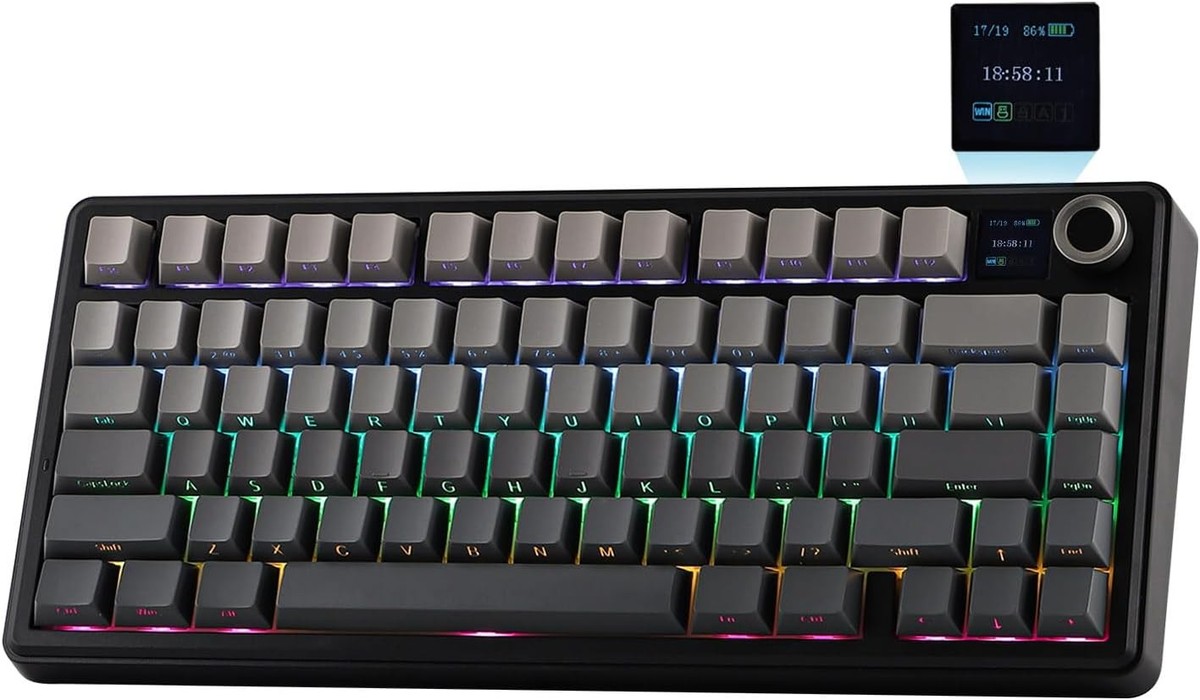 EPOMAKER X Aula F75 MAX Wireless Mechanical Keyboard with TFT