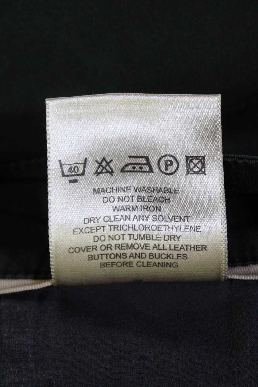 Burberry London Womens Cotton Lined Zip Button Casual Shorts Black Size 06 thumbnail 5