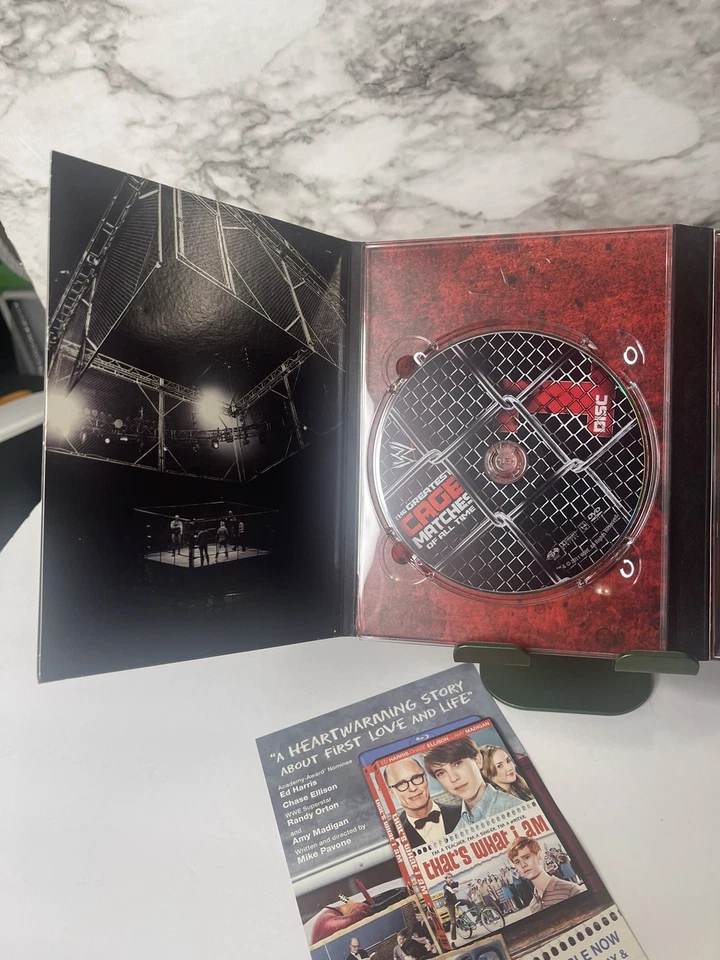 WWE The Greatest Cage Matches of All Time (DVD 2011 3-Disc Set) LIGHT SCRATCHES Foto 3 de 4