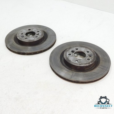 2017-2020 Jaguar F-Pace X761 Rear Brake Disc Rotor 5 Lugs Vented Set OEM