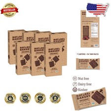 Nature's Bakery Double Chocolate Brownie Bars 84ct Plant-Based Kosher