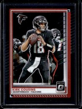 2025 Panini Donruss Optic Kirk Cousins Purple Stars Prizm #/15 Falcons