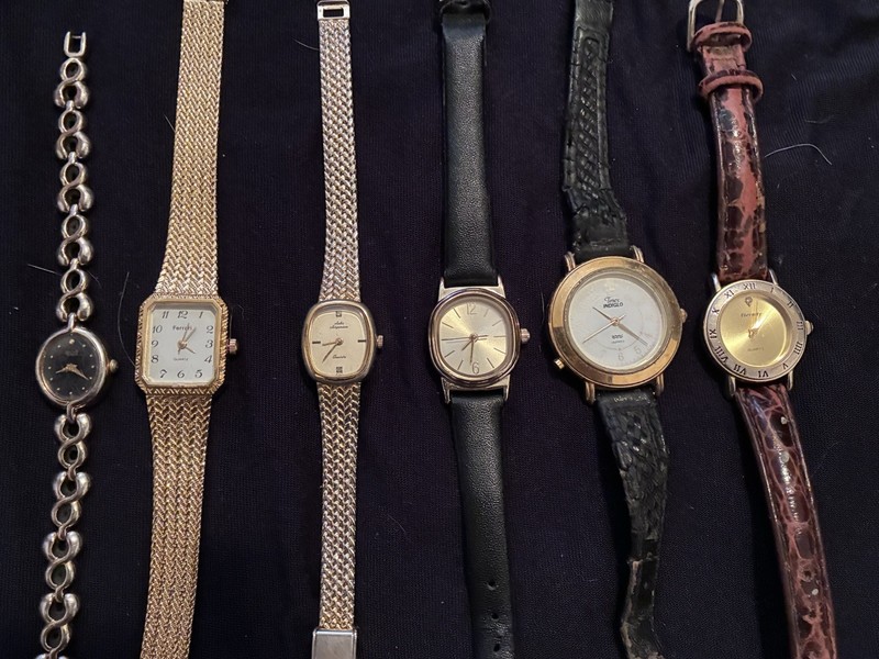 Ferrari Timex Seiko Eternity Women’s Quartz Watch Lot of 6 Wristwatches