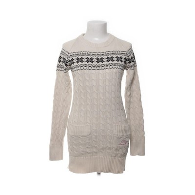 Sebago, Kleid, Größe: M, Beige/Mehrfarbig, Baumwolle, Sonstiges, Zopfstrick #Gkw