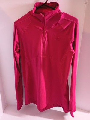 Adidas Women's Pink Climate Lightweight 1/4 Zip Jacket Pullover Size Medium 
