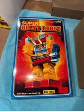 Rotate-O-Matic Super Giant Robot Metal Printed Horikawa Japan 16" NEW (Working)