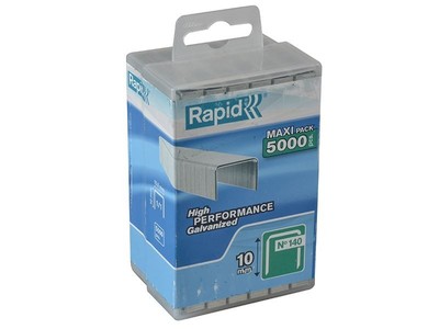 Rapid - 140/10 10mm Galvanised Staples Poly Pack 5000