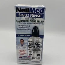 NeilMed Sinus Rinse Bottle 8OZ Saline Packet Sinus Mucus Allergy Relief Netipot