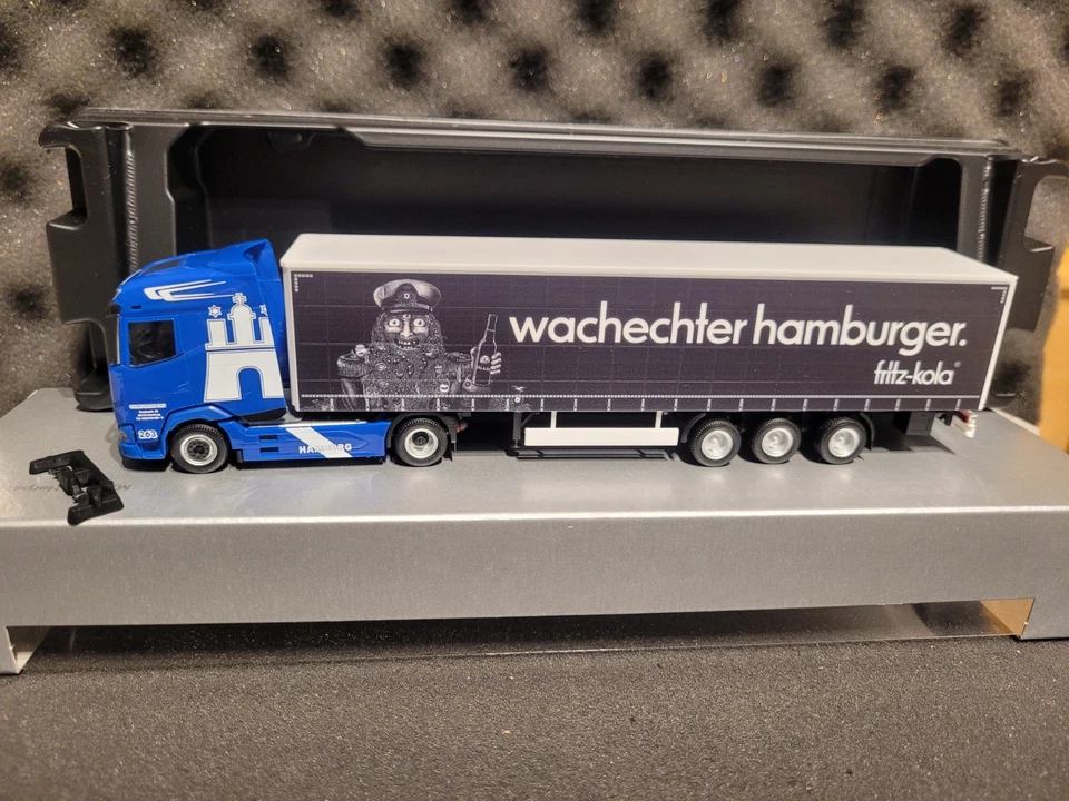 DAF XG Garbe Transport fritz - kola 20097 hamburg wachechter hamburger Tautliner - Bild 2 von 4