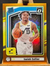 ISAIAH COLLIER 2024-25 DONRUSS OPTIC RATED ROOKIE ORANGE PRIZM RC /75