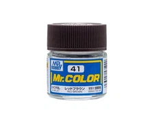 GSI Creos Mr. Hobby C41 Flat Red Brown Acrylic Hobby Paint (10ml) GUZC041