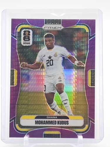 MOHAMMED KUDUS 2026-27 PANINI PRIZM FIFA WORLD CUP PURPLE HYPER /299 GHANA Q1816