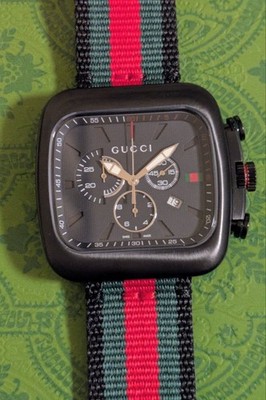 2.超美品 グッチ GUCCI 時計 USED Excellent] GUCCI Coupe YA131202 Chronograph Quartz Nylon