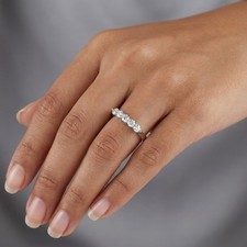 Classic Classic Wedding Band Solid 14K Gold 1.50 CT Round Natural Diamond H SI2