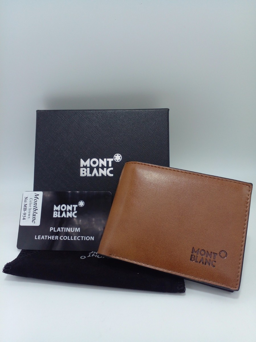 Montblanc Meisterstuck BiFold Credit Card Men's Leather Wallet