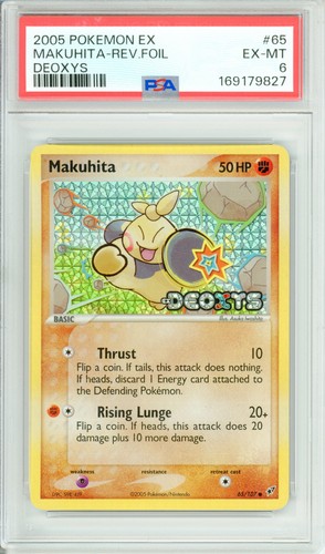 Makuhita graded PSA 6 for sale on eBay