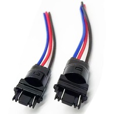 3157 LED Bulb Male Socket Pre-Wired Connector Extension Wiring 3 3157-male