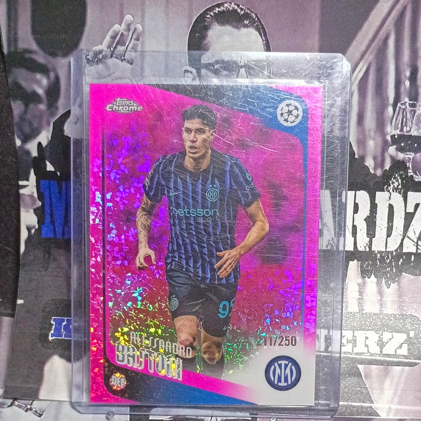 Topps Chrome UEFA Champions League Alessandro Bastoni #143 FC Inter 136/250