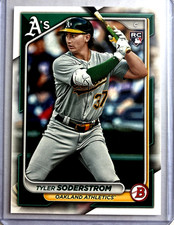 2024 Bowman #15- Tyler Soderstrom Rookie Rc Card.. rookie card picture