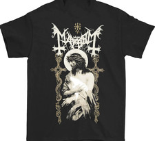 New Mayhem Band Tour Concert Heavy Cotton S-5XL Black T Shirt AG643