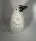 Penguin Art Glass Blown Glass Vintage c1980 7.5” Murano Style