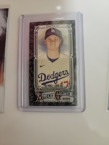 READ!!!  2025 Topps Allen & Ginter - Shohei Ohtani #132 Mini Black Bordered