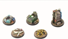 Fallout - Wasteland Warfare - Terrain Exp. Objective Markers 2 by Modiphius