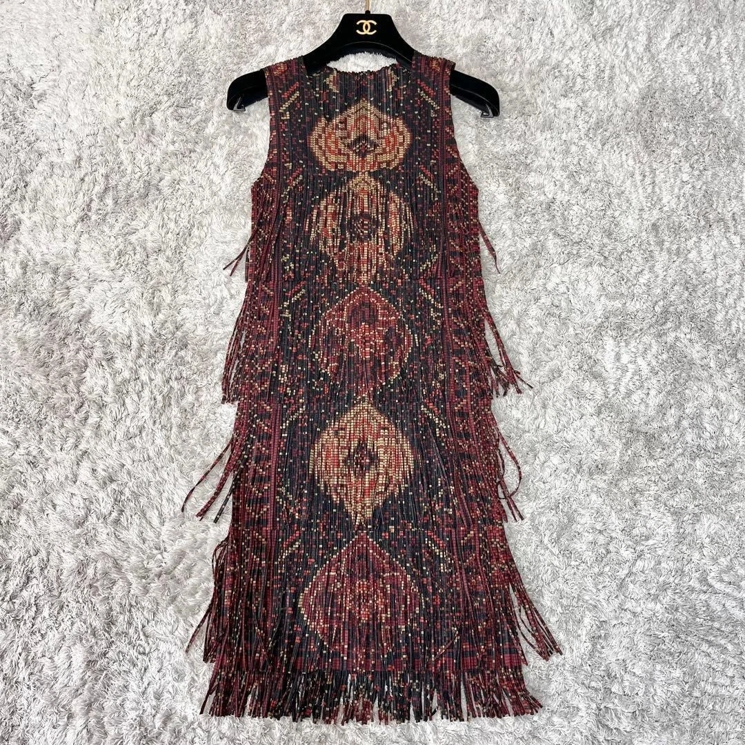 ワンピース Pleats Please geometry print dress mesh 0400019759148_BLUE?wid=600&hei