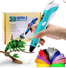 PENNA 3D PER DISEGNI TRIDIMENSIONALI STAMPA STEREOSCOPICA CON SET FILAMENTI 