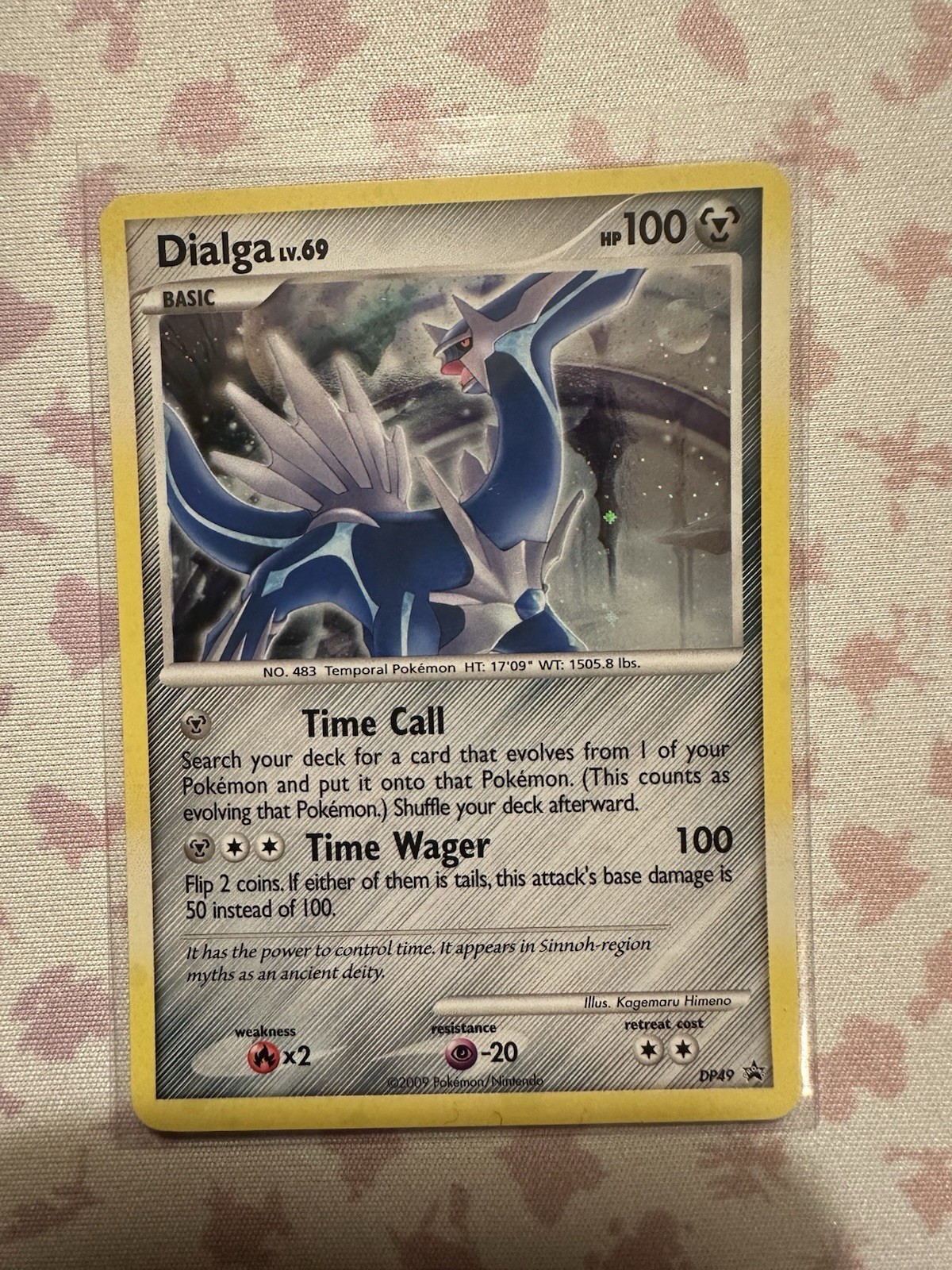 Pokemon Card - Dialga LV.69 Holo - DP49 - Promo