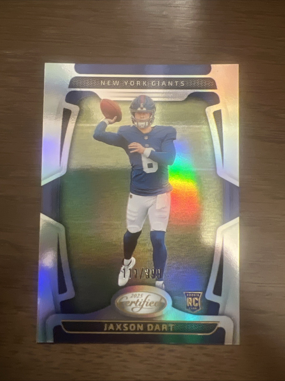 2025 Panini Certified - Rookies Jaxson Dart #150 Mirror /399 (RC)