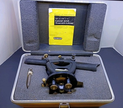 #ad #ad Vintage Sears Craftsman Level amp; Transit Level 789.46202 USA W Manual amp; Case $99.97