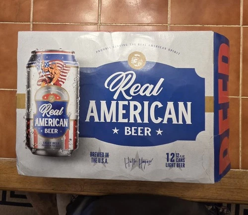 Hulk Hogan Real American Beer Empty 12 Carton