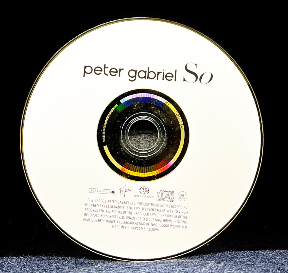 SACD (Hybrid Edition) Peter Gabriel Peter Gabriel SO Reissue