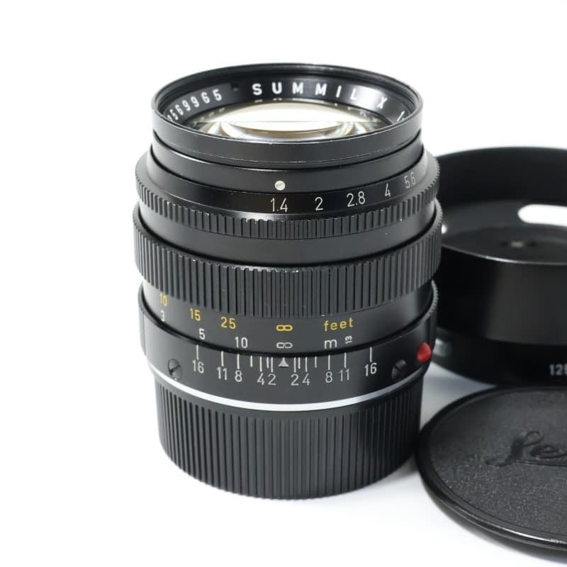 Leica Summilux-M 50mm f1.4 Black Chrome 6Bit M Lens MF Standard
