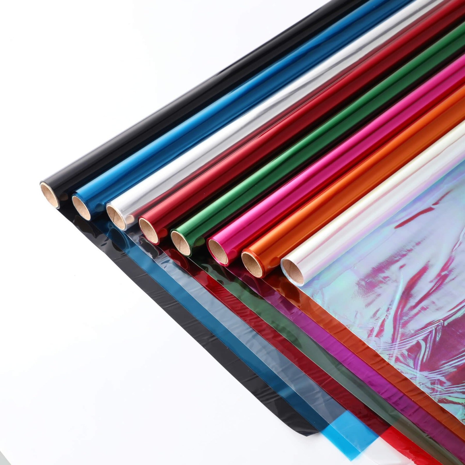8 Colors-34&ldquo; Wide Cellophane Wrap for Gift Baskets & DIY Craft -Colored Cello...