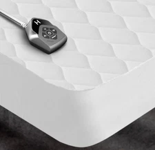 Biddeford Full Deluxe Quilted Heated Mattress Pad, New