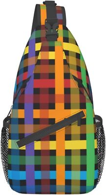 Rainbow Lgbt Gay Pride Sling Backpack, Multipurpose One Size