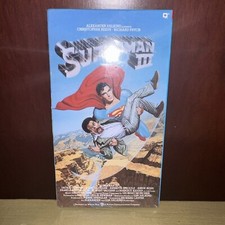 Superman III 3 VHS Factory Sealed New Watermarks 1987 Richard Pryor 80s Rare 