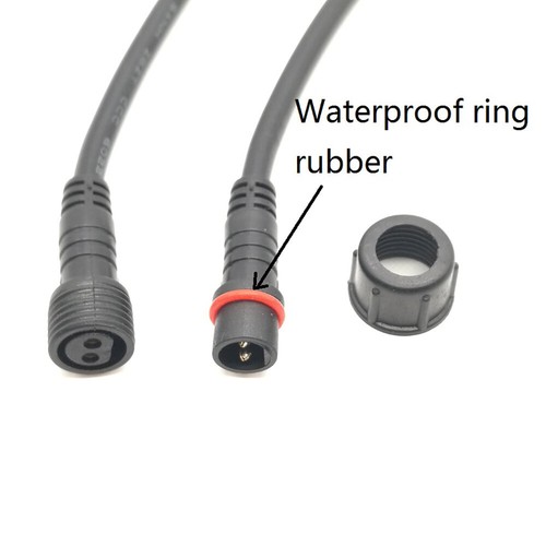 40cm Waterproof Male & Female Plug Wire Connector Cable Electrical Wire 2-8Pin - Picture 4 of 14
