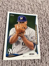 2014 Topps Series 1 Milwaukee Brewers Baseball Card #96 Wily Peralta