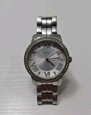 Reloj Pulsera Guess UO329L1 Cara Plateada Batería Nueva