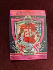 2019 Prizm Draft Picks Crusade Pink Pulsar #9 Parris Campbell Football Card