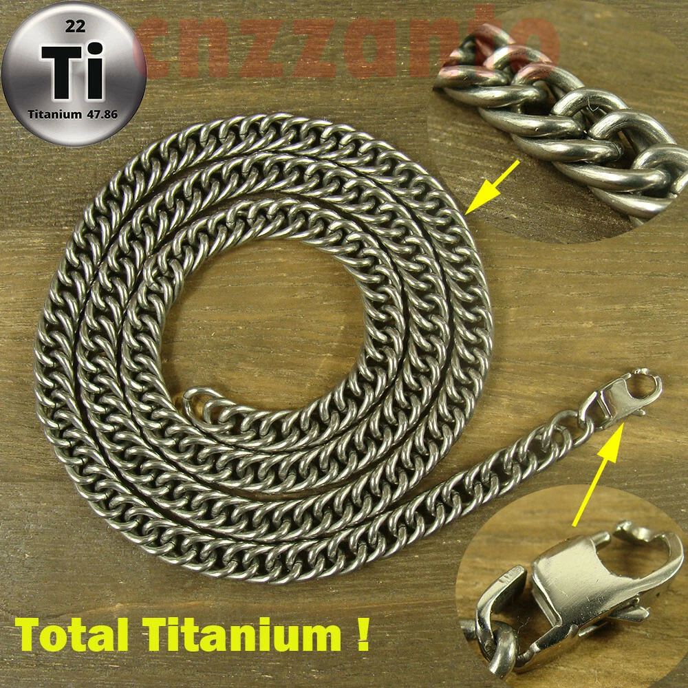 Pure titanium necklace deals